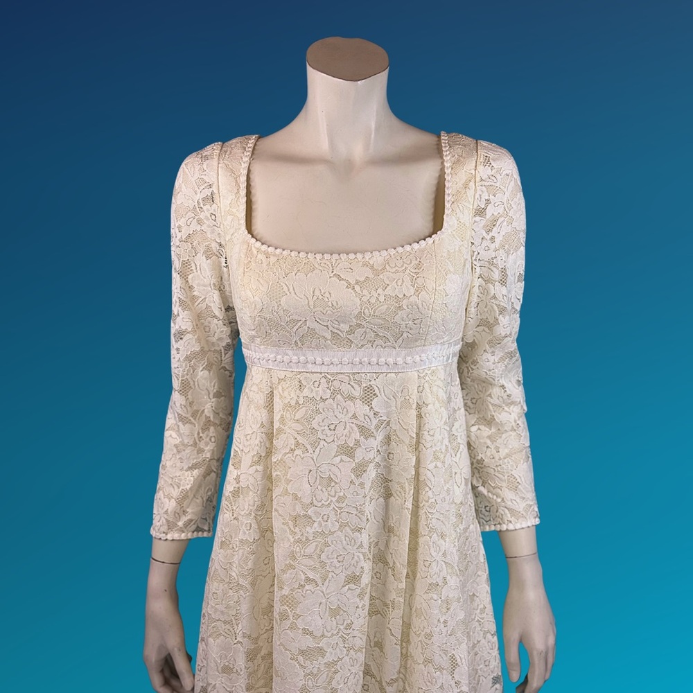 Free People Lace BABYDOLL Hi Lo Bohemian Hippie Dress S NWT